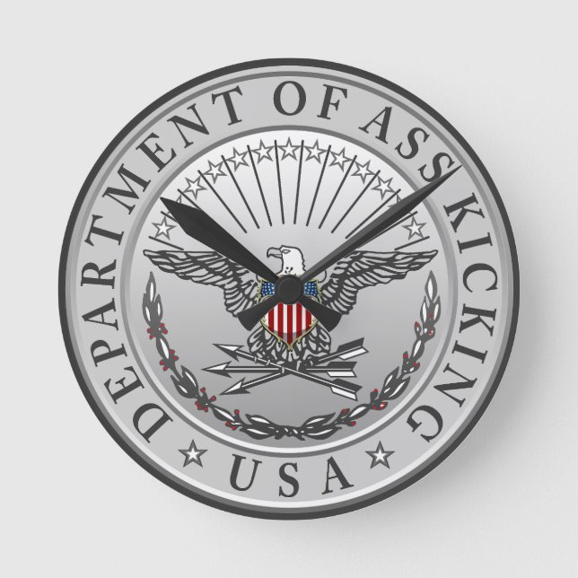 Relógio De Parede DoAK, 8" De Acrílico Redondo (Frente)