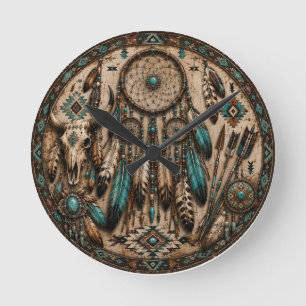 Relógio de Parede Dreamcatcher Turquesa