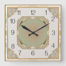 Relógio de Parede Elegante Art Déco