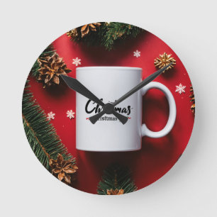 Relógio de Parede Elegante Moderno - Mistura perfe