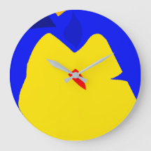 Relógio de Parede em forma de fruta