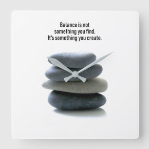 Relógio de Parede Equilibrado