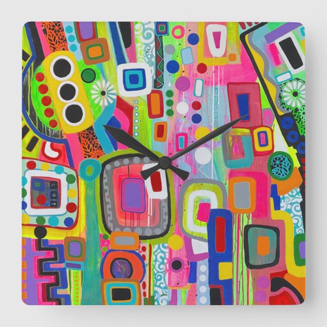 Relógio de Parede Feliz (Frente)