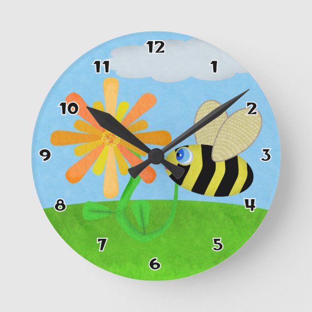 Relógio de Parede Feliz (Frente)