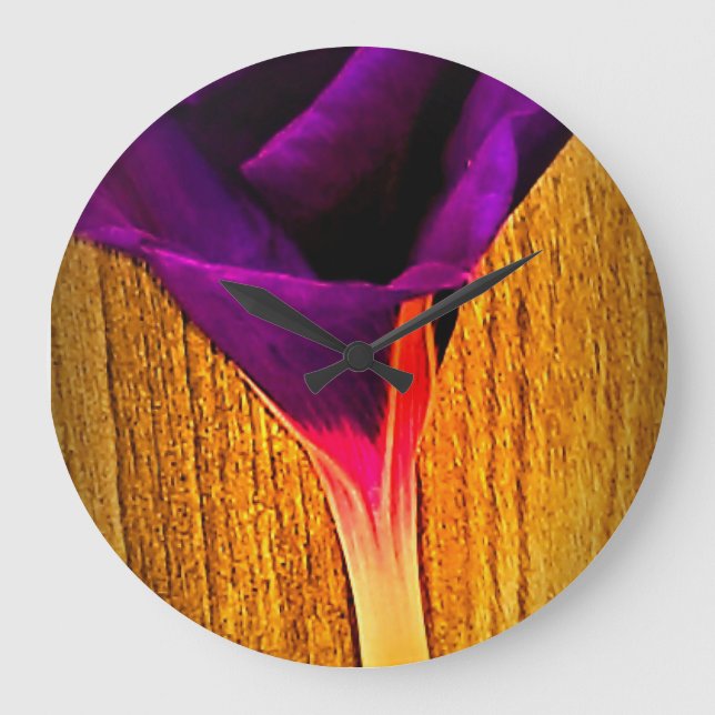 Relógio de Parede Floral (Frente)