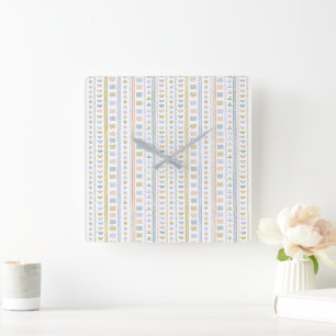 Relógio de Parede Folclórica Escandinavo