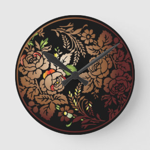 Relógio de Parede Folk Art