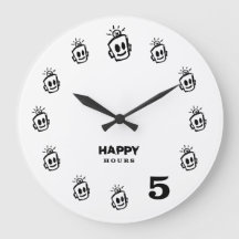 Relógio de Parede HAPPY Hours