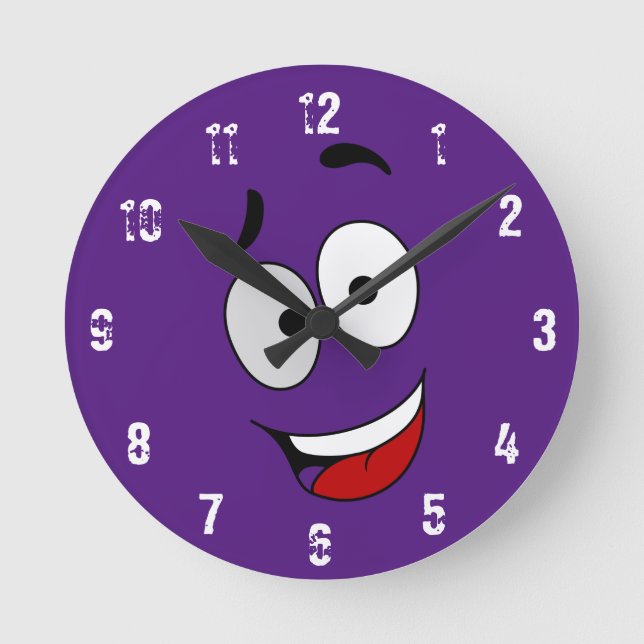 Relógio de Parede Happy Kook Art Clock (Frente)
