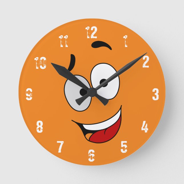 Relógio de Parede Happy Kook Art Clock - Relógio d (Frente)