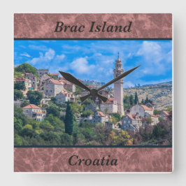 Relógio de Parede Ilha Brac Croácia