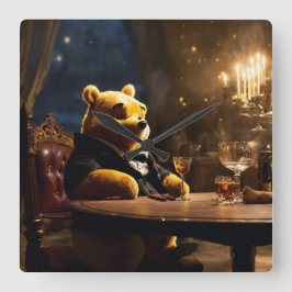 relógio de parede impresso do chefe pooh