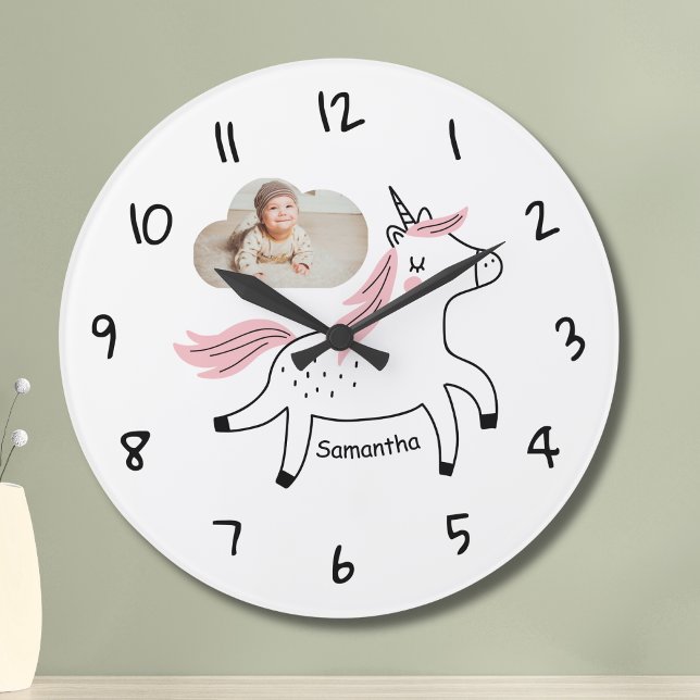 Relógio de Parede Infantil com Foto Personalizada  (Criador carregado)