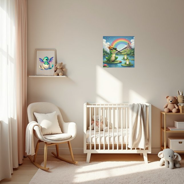 Relógio de Parede Infantil Príncipe Sapo Caprichos (Criador carregado)