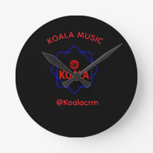 Relógio de Parede Koala Music