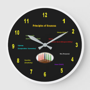 Relógio de Parede Kwanzaa