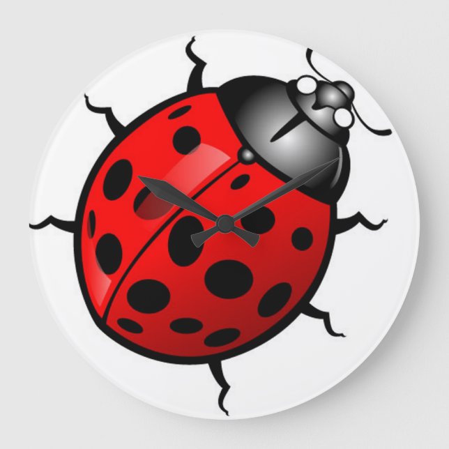 Relógio de Parede Ladybug (Frente)