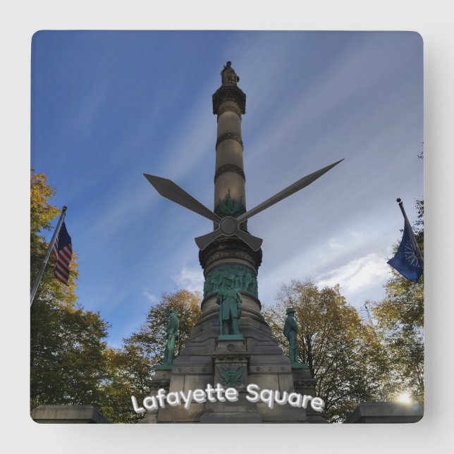 Relógio de Parede Lafayette Square (Frente)