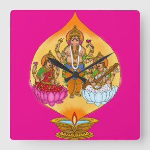 Relógio de Parede Lakshmi Ganesh