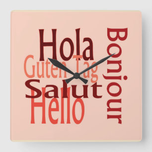 Relógio de parede legal acrílico