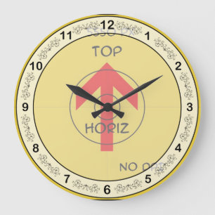 relógio de parede lg - Horiz - modelo