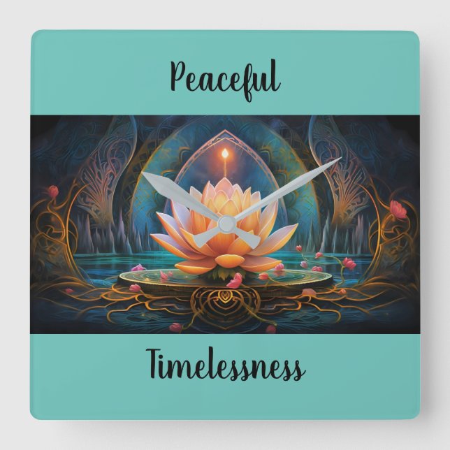 Relógio de Parede Lotus (Frente)