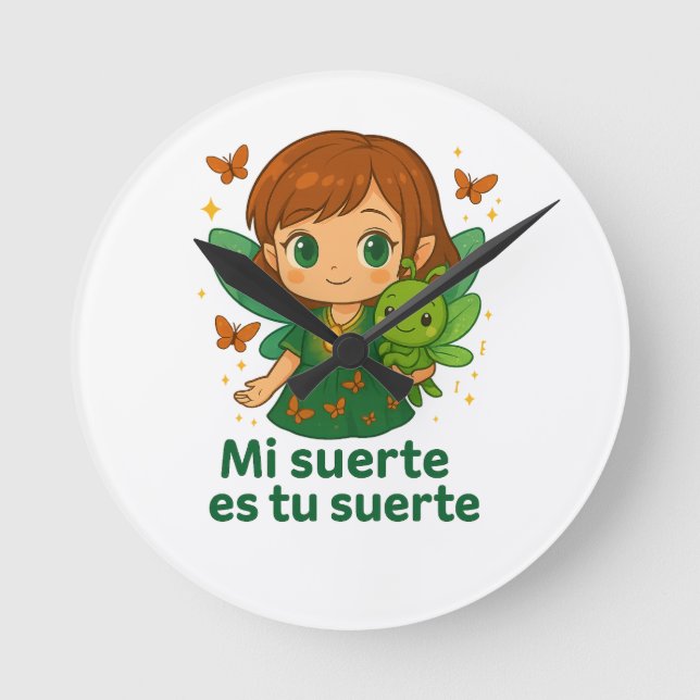 Relógio de Parede Magical Fairy – ManoMadre Tati C (Frente)