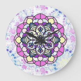 Relógio de Parede Mandala Primavera