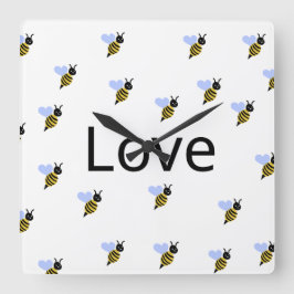 Relógio de Parede Minimalista Amor – Desenho Moder