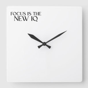 Relógio de Parede Minimalista Focus Is The New IQ