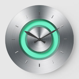 Relógio De Parede Moderno Para Faux Metal De Cozin