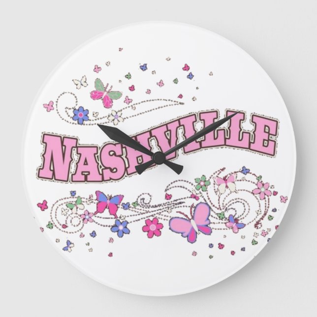 Relógio de Parede Nashville Tennesse (Frente)