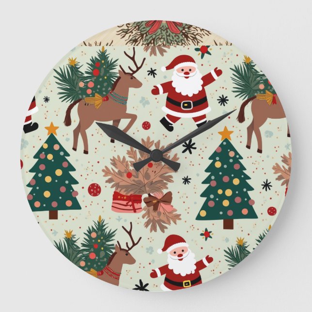 Relógio de Parede Natal (Frente)