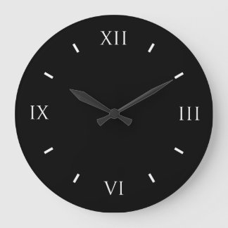 Relógio de Parede Numeral Negra (redondo)