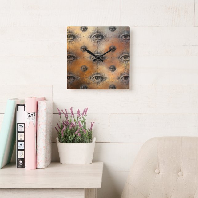 Relógio de Parede Olho que Tudo Vê (Sala de leitura)