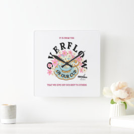 Relógio de Parede OVERFLOW de Poet Adiela Akoo