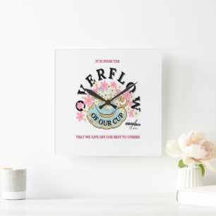 Relógio de Parede OVERFLOW de Poet Adiela Akoo