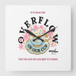 Relógio de Parede OVERFLOW de Poet Adiela Akoo