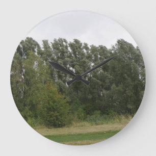 Relógio de Parede Paisagem de Linha de Árvores Inc