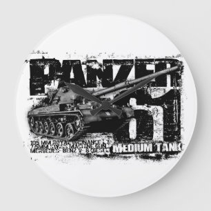 Relógio de Parede Panzer 61 Round (Grande)