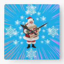 Relógio de Parede Papai Noel
