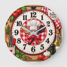 relógio de parede para cozinha