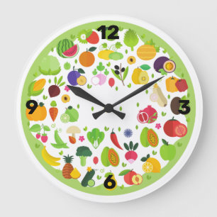 Relógio de parede para cozinha