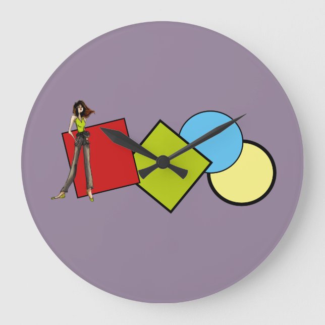 Relógio de Parede para Crianças – Decoração Divert (Frente)