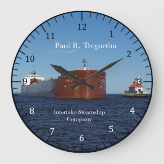 Relógio de parede Paul R Tregurtha 10,75"