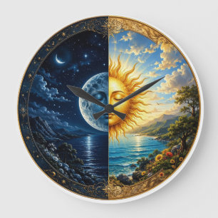 Relógio de Parede Persa Noite & Dia Yalda – Sol, L