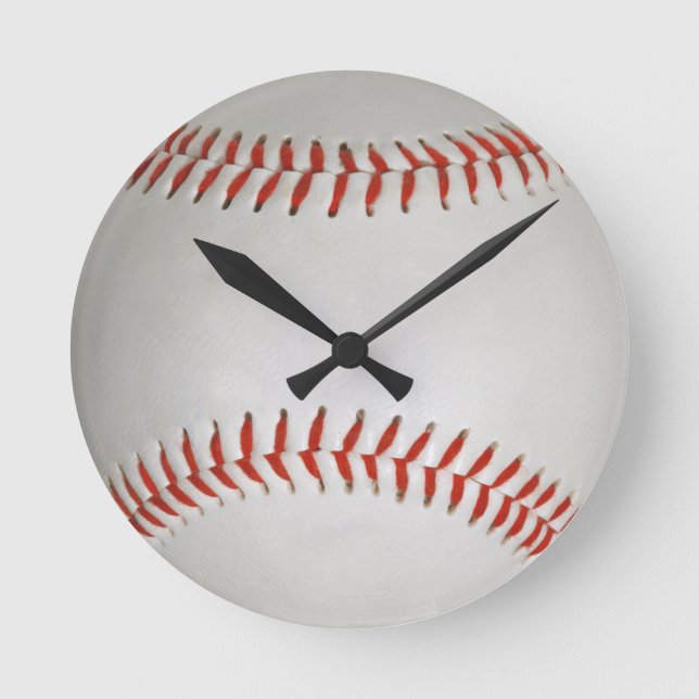Relógio de parede personalizado do beisebol (Frente)