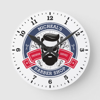 Relógio de Parede Personalizado do Compro de Barbe