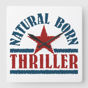 Relógio de parede personalizado do Thriller Nascer