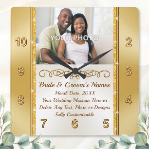 Relógio de Parede Personalizado e com Foto Present